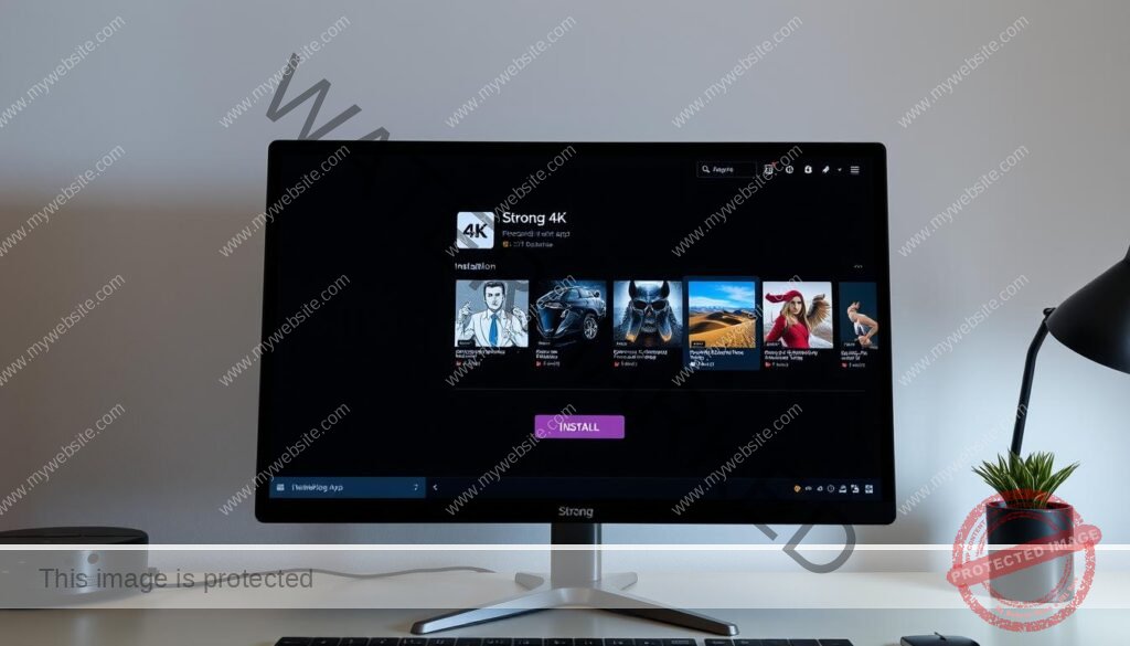 Strong 4K App installation